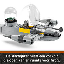 LEGO Star Wars Mando en Grogu's N-1 Starfighter 75410 Main Image - 3