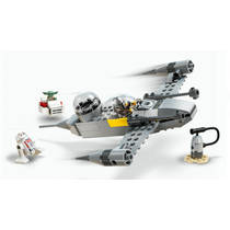 LEGO Star Wars Mando en Grogu's N-1 Starfighter 75410 productafbeelding 7