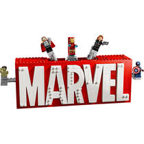 LEGO Marvel: MARVEL logo en minifiguren 76313 productafbeelding 10