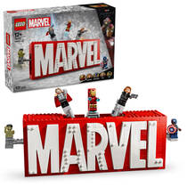 LEGO Marvel: MARVEL logo en minifiguren 76313