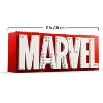 LEGO Marvel: MARVEL logo en minifiguren 76313 Main Image - 2