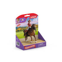 schleich HORSE CLUB Hannah & Cayenne 42711 productafbeelding 2