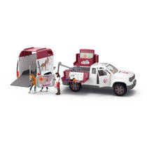 schleich HORSE CLUB mobiele dierenarts met aanhanger 42704