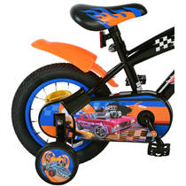 Volare Hot Wheels kinderfiets - 12 inch - zwart Main Image - 1