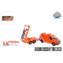 Kids Globe Traffic VW transporter met pijlwagen productafbeelding 3