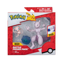 Pokémon gevechtsfiguur pakket Mew en Mewtwo productafbeelding 2