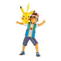 Pokémon gevechtsfiguren Ash en Pikachu