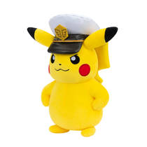Pokémon pluchen knuffel kapitein Pikachu - 20 cm productafbeelding 2