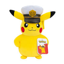 Pokémon pluchen knuffel kapitein Pikachu - 20 cm