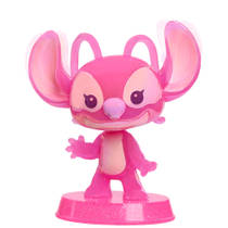 Disney Stitch wiebelhoofd verzamelfiguur Angel - roze