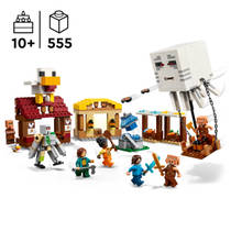 LEGO Minecraft de Ghast-Ballon aanval op het dorp 21273 productafbeelding 2