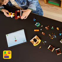 LEGO Minecraft de Ghast-Ballon aanval op het dorp 21273 productafbeelding 6