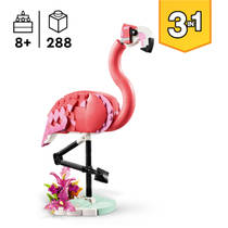 LEGO Creator 3-in-1 wilde dieren roze flamingo 31170 productafbeelding 2
