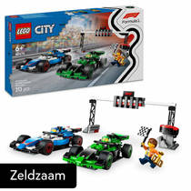 LEGO City F1 grid met VCARB en Sauber racewagens 60474