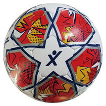 SportX voetbal Champion - maat 5 - rood/geel