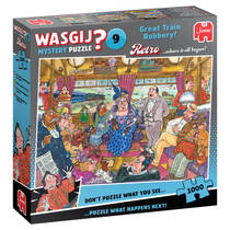 Jumbo Wasgij Mystery 9 puzzel Treinroof - 1000 stukjes