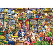 Jumbo Wasgij Mystery 28 puzzel kat en muisspel - 1000 stukjes productafbeelding 2