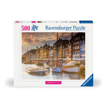 Ravensburger puzzel zonsondergang in Kopenhagen - 500 stukjes
