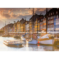 Ravensburger puzzel zonsondergang in Kopenhagen - 500 stukjes productafbeelding 2