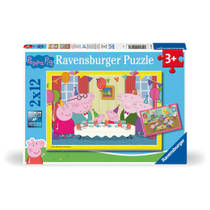 Ravensburger Peppa Pig puzzelset - 2 x 12 stukjes