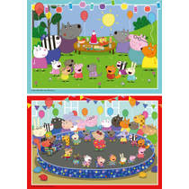 Ravensburger Peppa Pig puzzelset - 2 x 24 stukjes productafbeelding 2