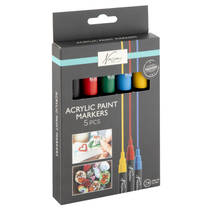 Nassau acrylverf marker set 5-delig