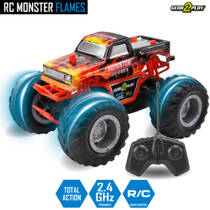Gear2Play op afstand bestuurbare Monster Flames monster truck - 1:24 productafbeelding 4