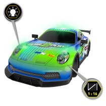 Gear2Play op afstand bestuurbare Night Flash raceauto - 1:16 productafbeelding 3