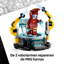 LEGO Marvel Iron Mans laboratorium: harnasruimte 76315 productafbeelding 4