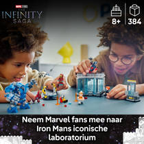 LEGO Marvel Iron Mans laboratorium: harnasruimte 76315 productafbeelding 2