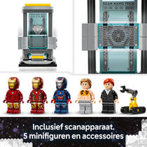 LEGO Marvel Iron Mans laboratorium: harnasruimte 76315 productafbeelding 5
