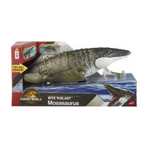 Jurrasic World Rebirth Bite 'N Blast Mosasaurus actiefiguur productafbeelding 2