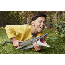 Jurrasic World Rebirth Bite 'N Blast Mosasaurus actiefiguur productafbeelding 5
