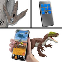 Jurassic World Rebirth Rumble 'N Rampage Distortus rex actiefiguur productafbeelding 6