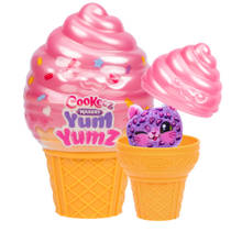 Cookeez Makery Yum Yumz 1-pack pluchen knuffeltje in een ijsje