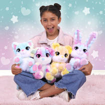 Cotton Cuties Puppy geurende suikerspin knuffel - 30 cm productafbeelding 7