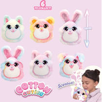 Cotton Cuties Mini geurende suikerspin knuffel - 12 cm productafbeelding 4
