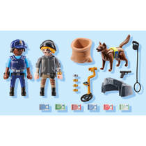PLAYMOBIL Action Heroes politiehond met boef 71731 productafbeelding 2