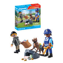 PLAYMOBIL Action Heroes politiehond met boef 71731