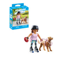 PLAYMOBIL My Life schaatser met retriever 71739