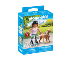 PLAYMOBIL My Life schaatser met retriever 71739 productafbeelding 4