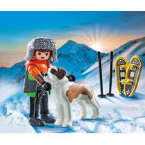 PLAYMOBIL My Life wandelaar met Sint Bernard 71741 Main Image - 1