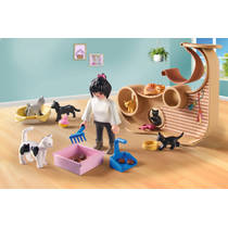 PLAYMOBIL My Life kattencafé 71744 Main Image - 2