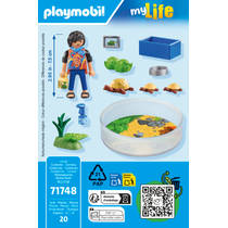 PLAYMOBIL My Life schildpadden terrarium 71748 productafbeelding 4
