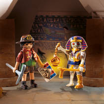 PLAYMOBIL DuoPacks schattenjager en mummie 71796 Main Image - 3