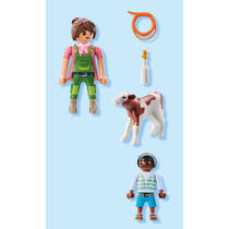 PLAYMOBIL DuoPacks boer met kalf 71803 Main Image - 5