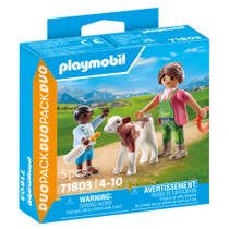 PLAYMOBIL DuoPacks boer met kalf 71803 productafbeelding 7