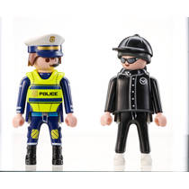 PLAYMOBIL DuoPacks politieman en inbreker 71804 Main Image - 2