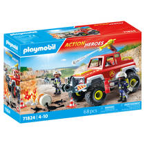 PLAYMOBIL Action Heroes brandweerwagen 71824 productafbeelding 6