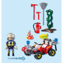 PLAYMOBIL Action Heroes brandweer quad 71825 productafbeelding 2